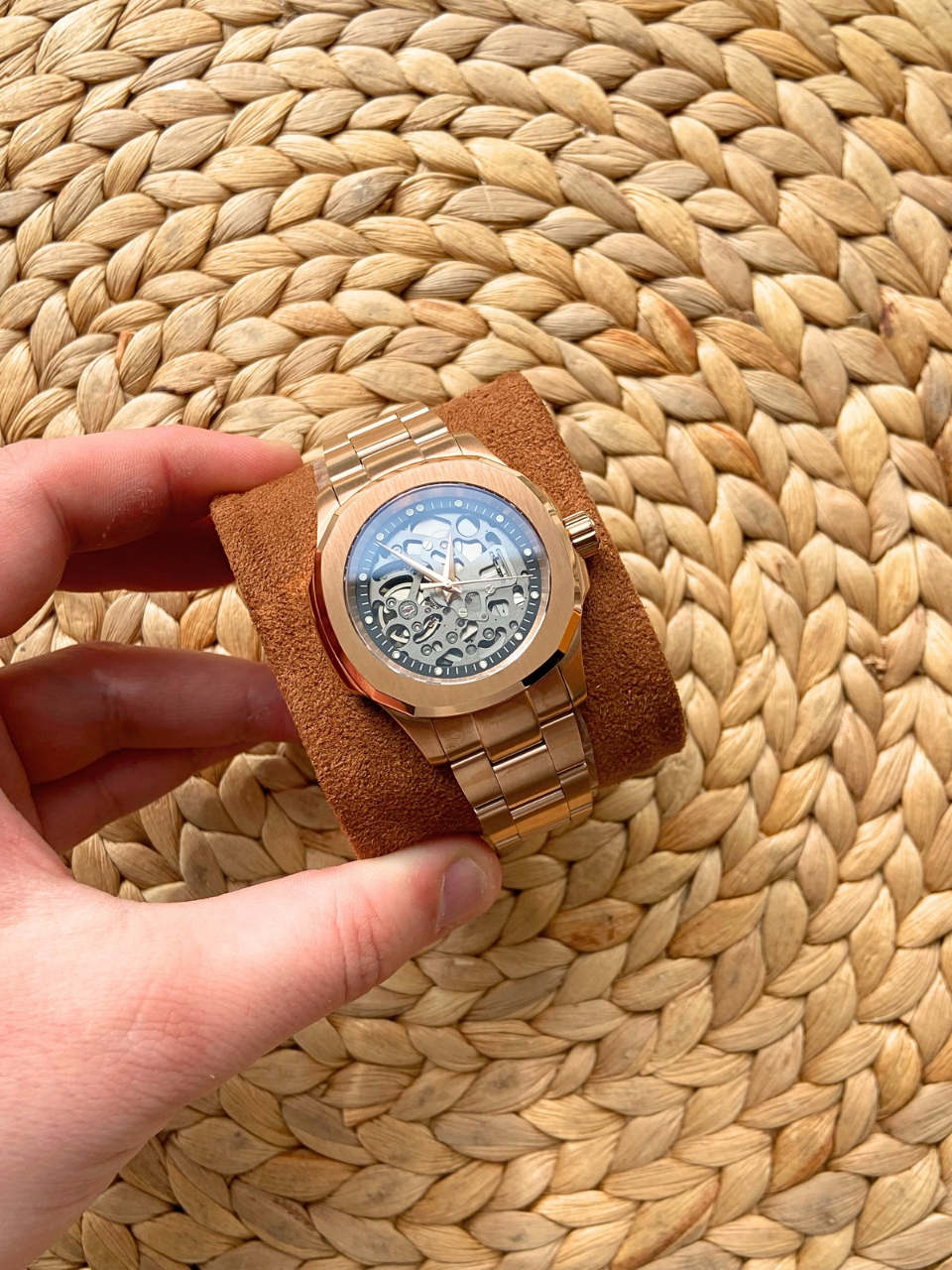 "Mirage" | Rhodium Skeletonized | 40 mm