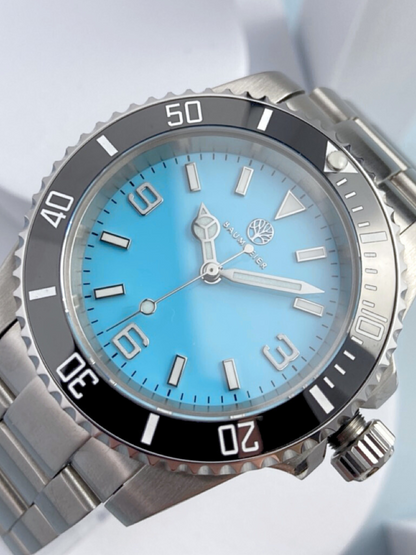 "Skydive" | Diver | Tiffany-Blue | 40 mm